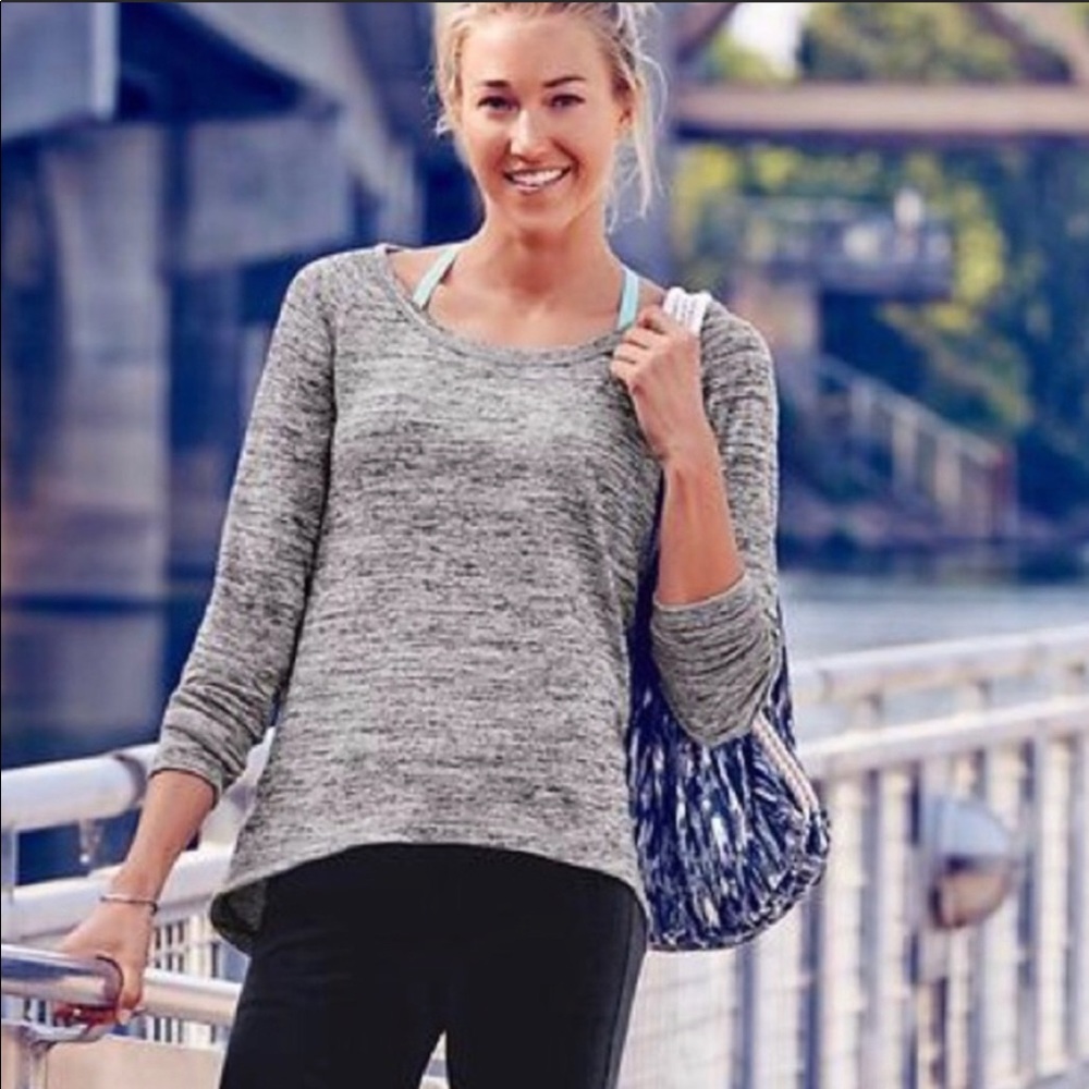 Athleta No Sweatin It Sweatshirt Sz L